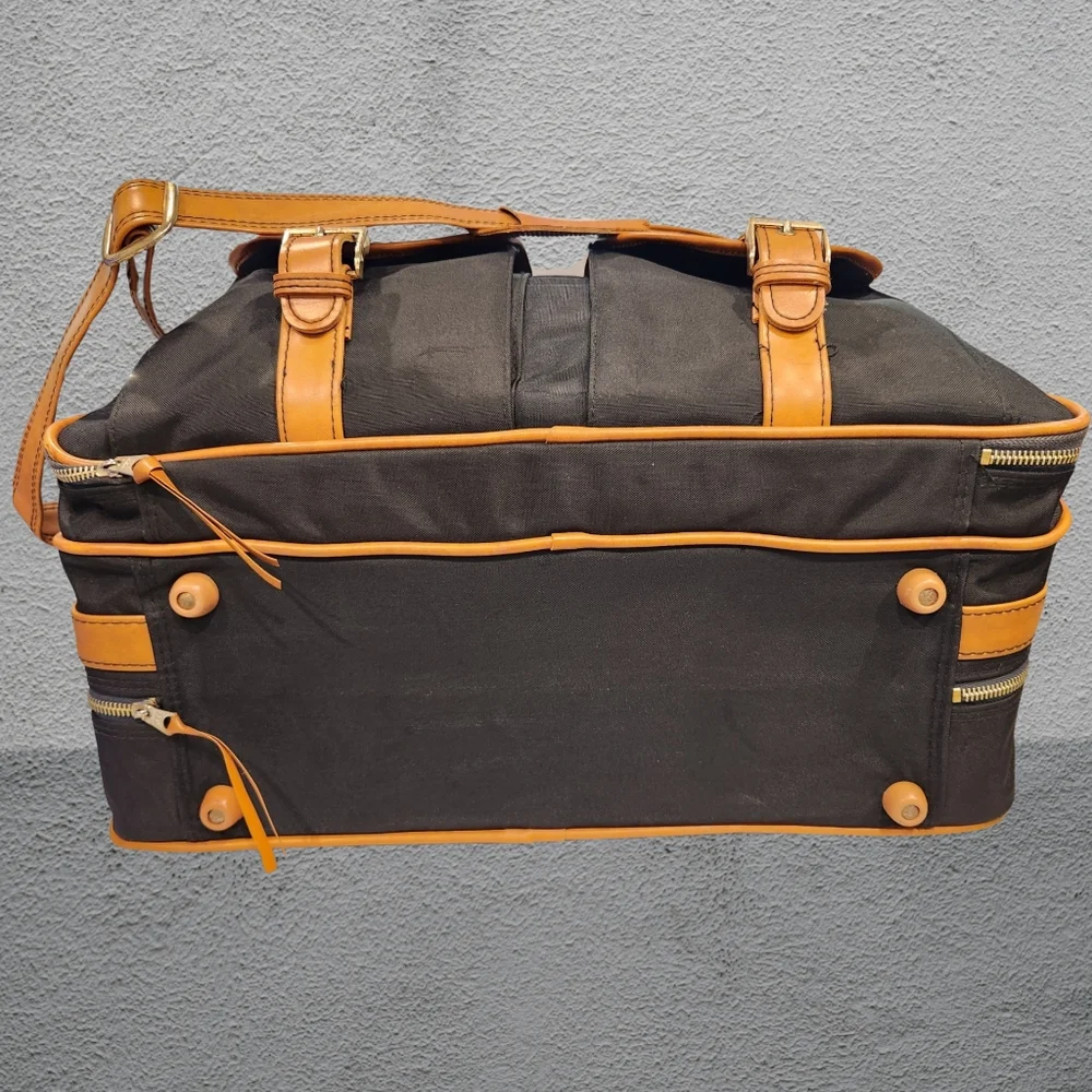 Vintage Skyway Nylon‎ Carry On Shoulder Weekender Luggage Bag 18 L X 12 H